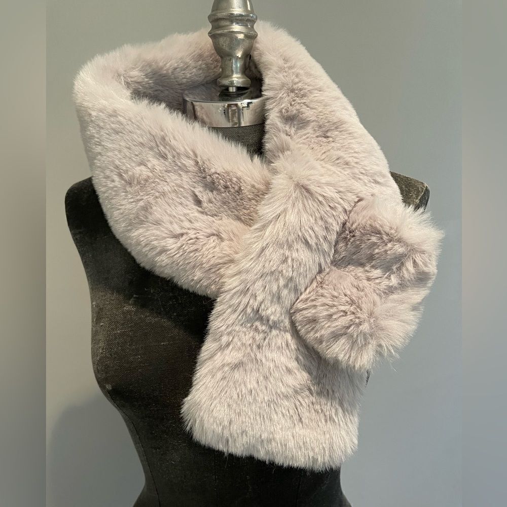 Jocelyn Faux Fur Pull Through Scarf